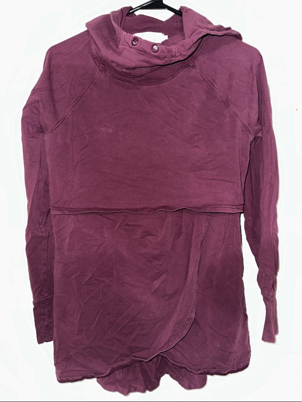 Latched Mama Plum Nursing Hoodie Sweater - Picture 1 of 1
